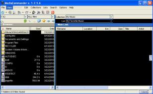Media Commander main screen