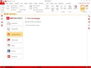 PDF Architect main screen