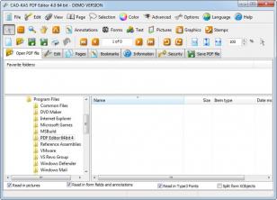 PDF Editor main screen