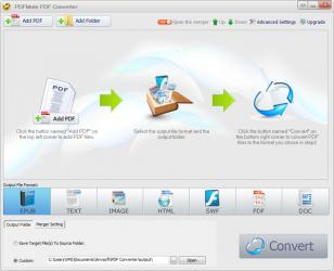 PDFMate PDF Converter main screen