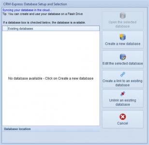 CRM-Express Professional main screen