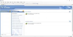 JCreator LE main screen