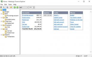 Metalogic Finance Explorer main screen