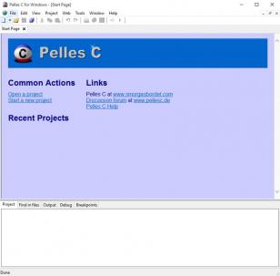 Pelles C main screen