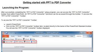 PPT to PDF Converter main screen